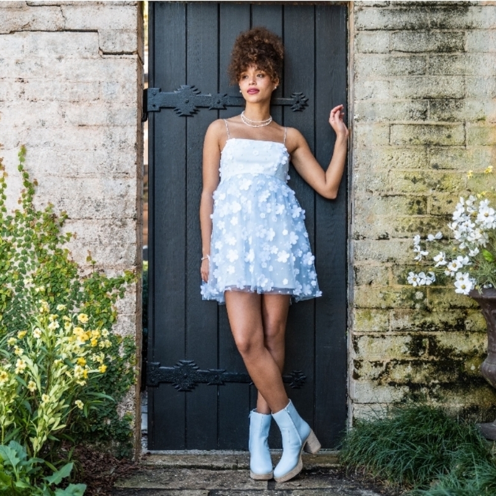 Altar'd State Aurora Dress Small White